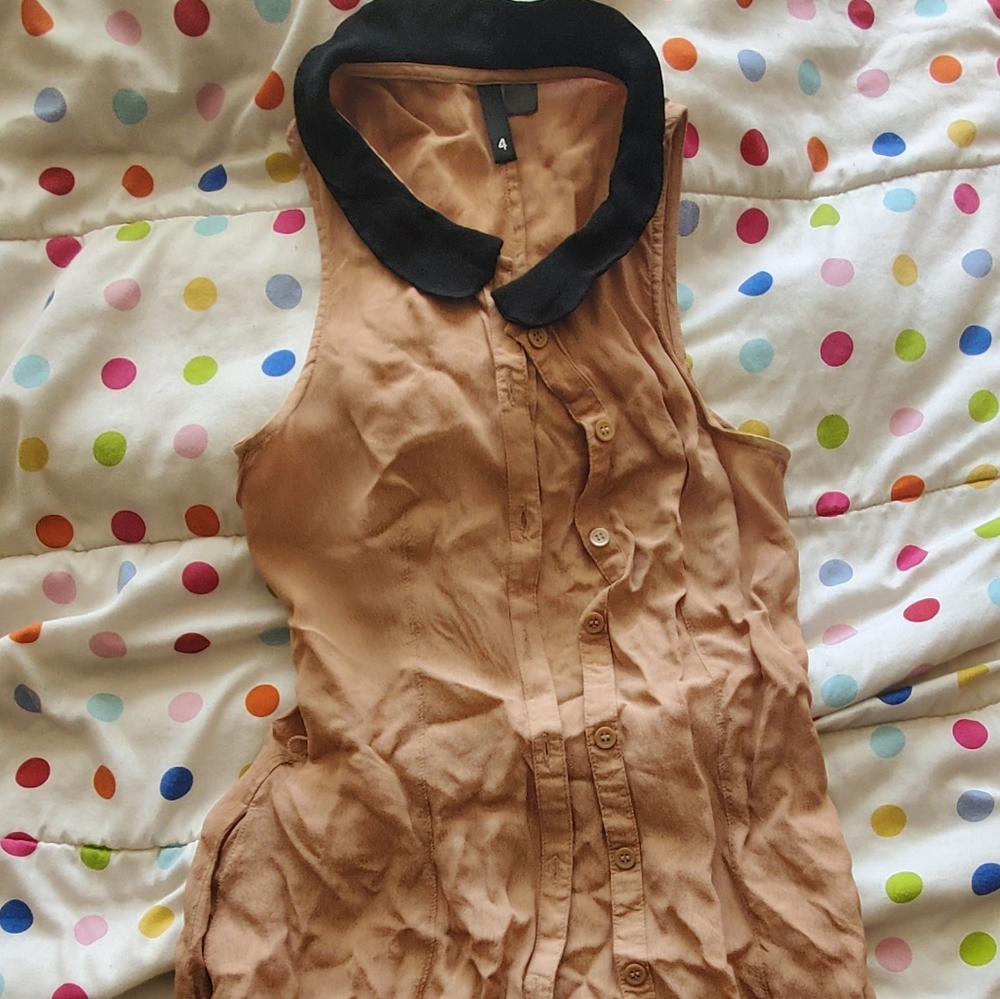 Tan Dress/Long Blouse DIVIDED